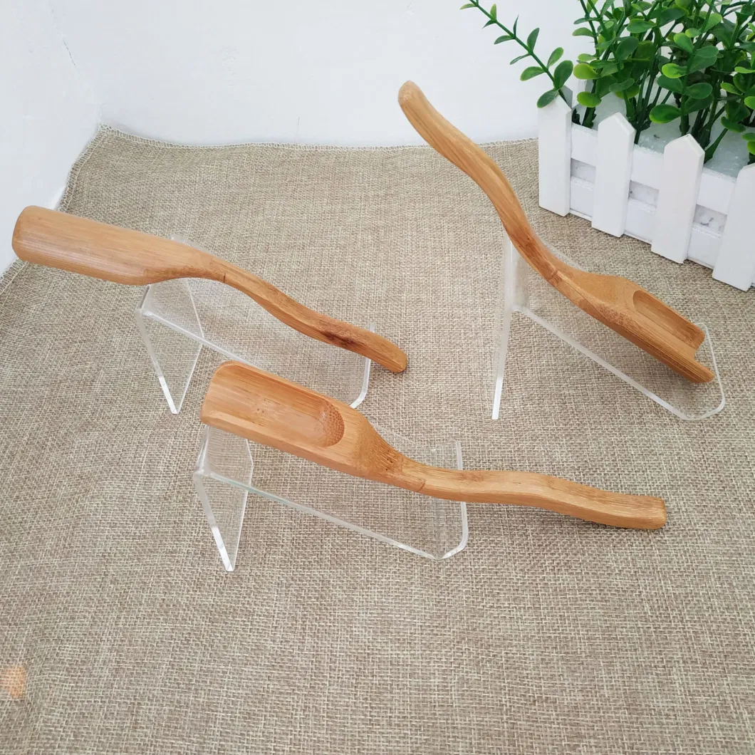 Customized Logo Small Brand Name Bamboo Wood Tea Spoon