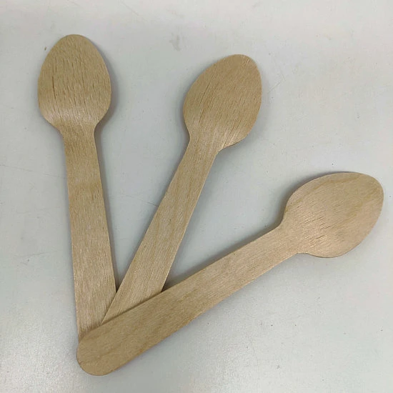 Eco Friendly Mini Wooden Spoons Disposable Wooden Utensils