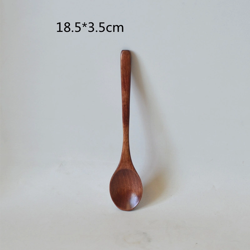 Creative Wooden Spoon with Logo Engraving for Children′s Wooden Spoon Soup Spoon Coffee Spoon