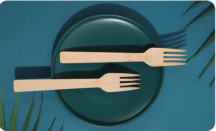 Disposable Cutlery Packaging Bamboo Cutlery Knife Fork Spoon