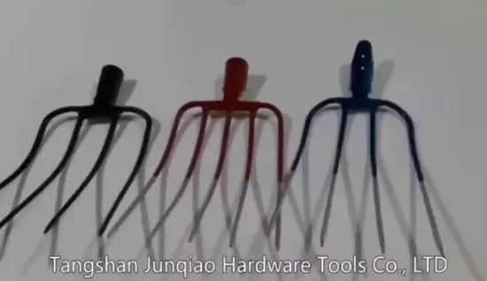 Fourche agricole en acier au carbone F101, manche en bois, fourchette à main pour creuser le jardin, offre spéciale